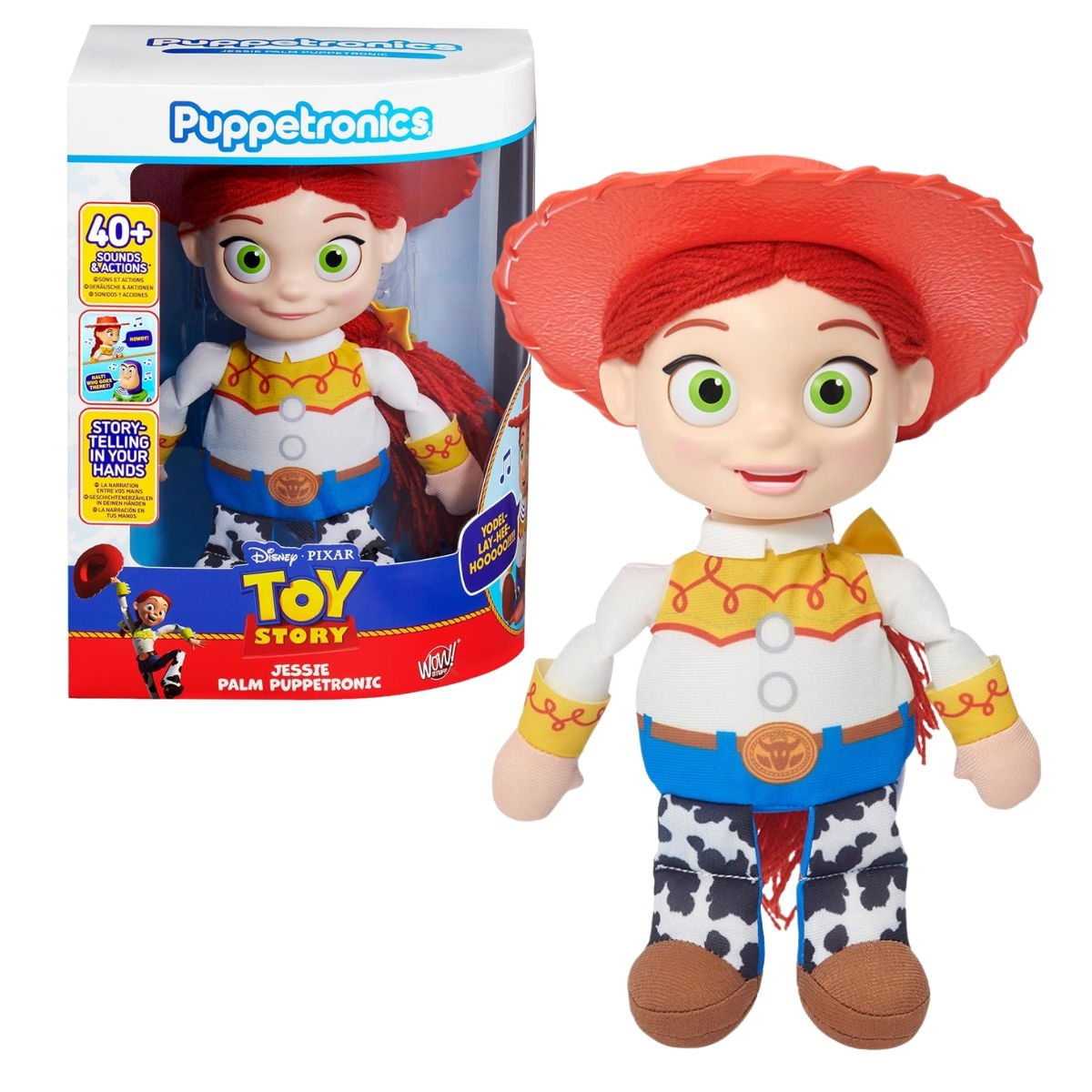 Jessie Pelúcia que Fala em Inglês e Interage - Toy Story Disney - Sunny