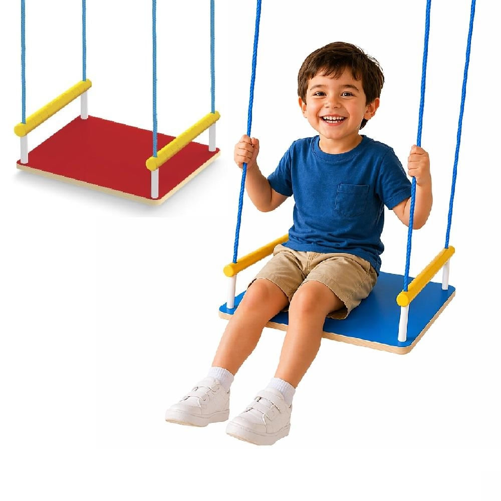 BALANCO INFANTIL MADEIRA 35KG CADEIRINHA BEBE CRIANCA PLAYGROUND REFORCADO GRANDE