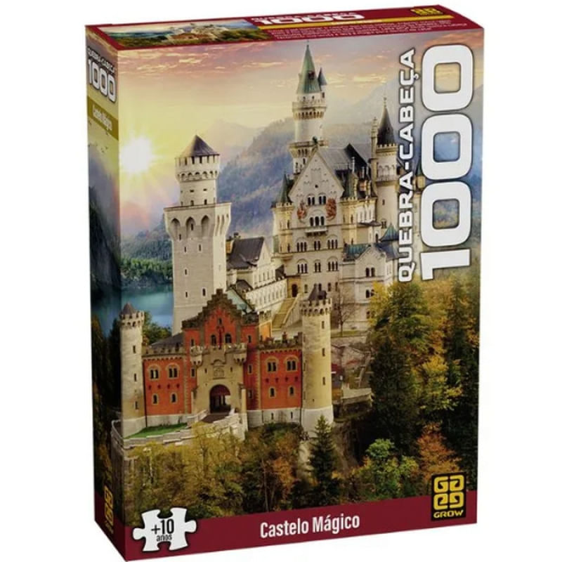 QUEBRA CABEÇA 1000 PEÇAS CASTELO MAGICO - GROW