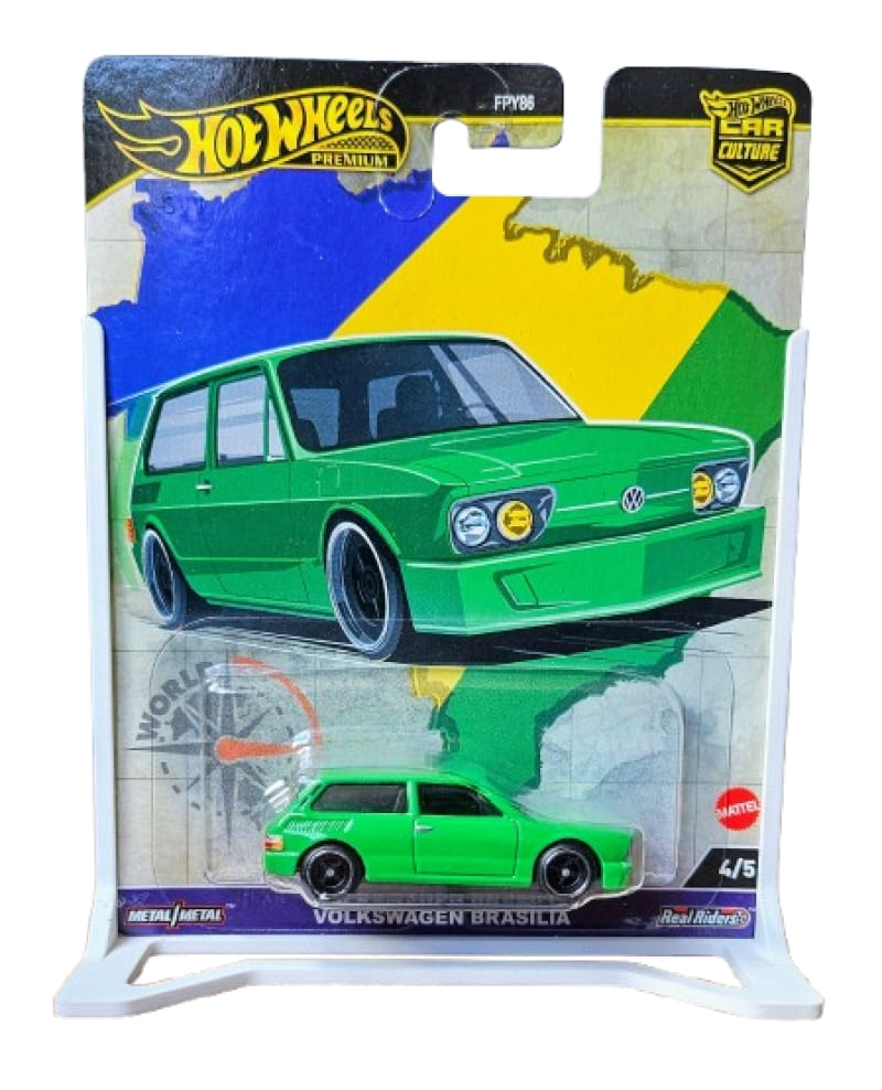 Hot Wheels Expositor - Display Mesa Blister Premium Branco (não inclui miniatura)