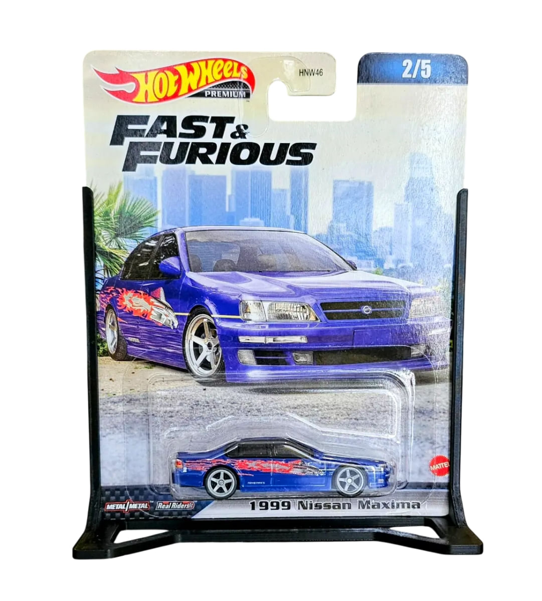 Hot Wheels Expositor - Display Mesa Blister Premium Preto (não inclui miniatura)