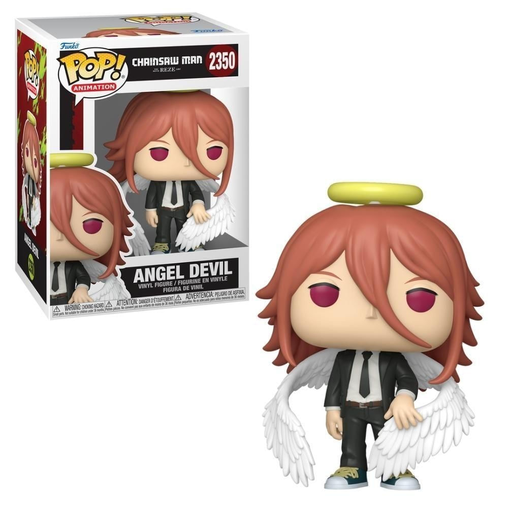 Brinquedo Funko Pop! Chainsaw Man - Arco da Reze - Anjo Colecionável 16CM Plástico Candide