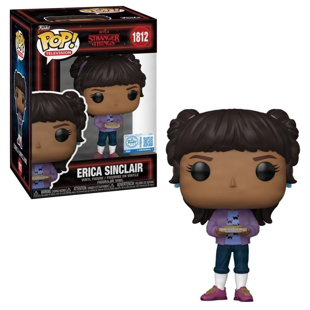 Boneco Colecionável Funko POP Erica Sinclair Exclusivo Stranger Things 5 Vinil Candide