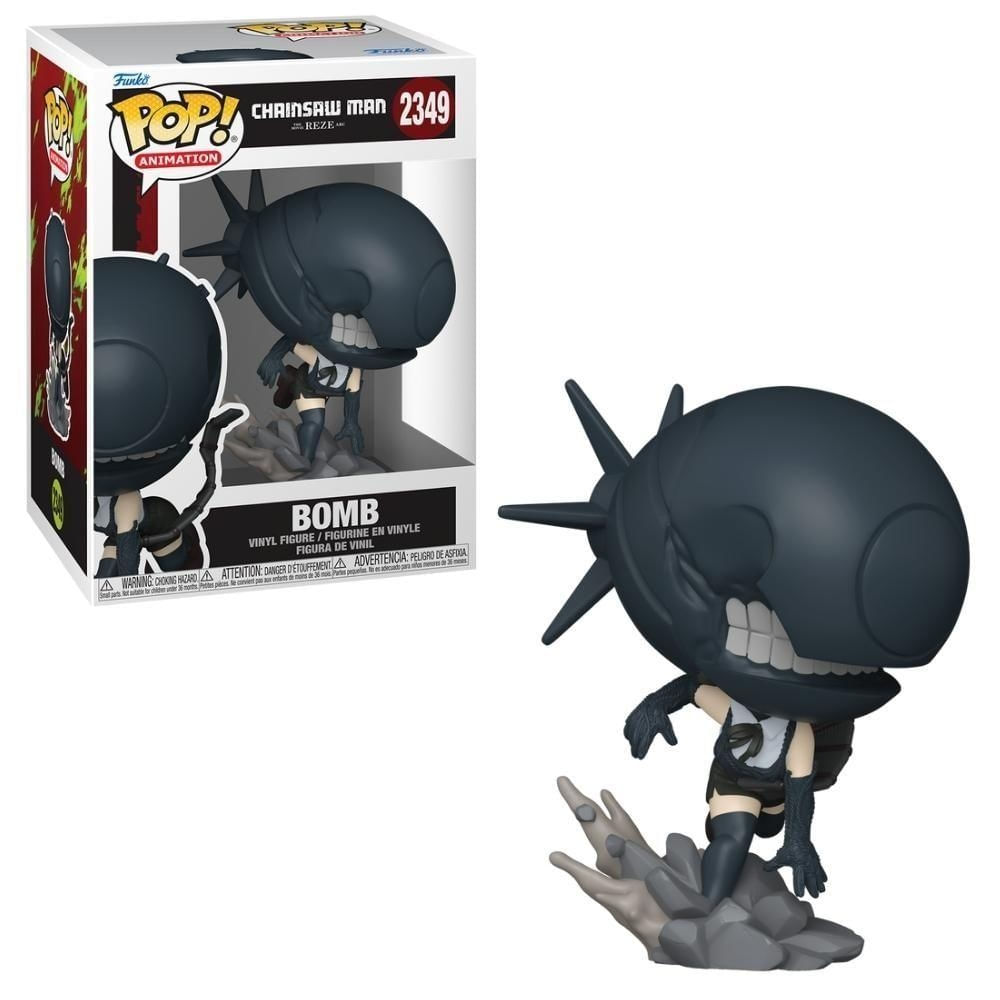 Boneco Colecionável Funko POP Demônio da Bomba com 9cm em Vinil Arco da Reze Candide