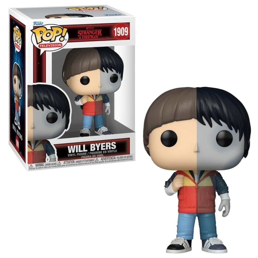 Boneco Colecionável Funko POP Stranger Things Splits Design Dividido 16cm Vinil Will Byers Candide