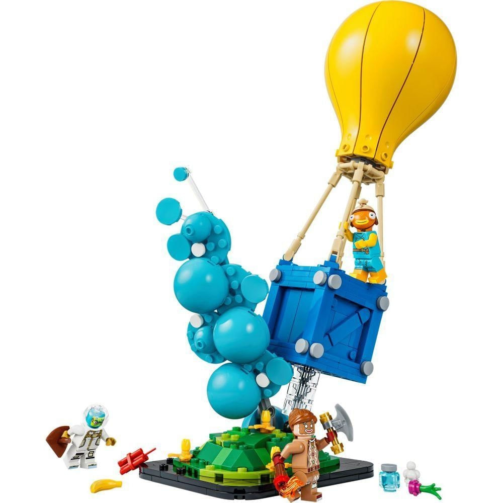 Brinquedo de Construção Suprimentos Aéreos com Item Bônus no Jogo Amarelo Lego