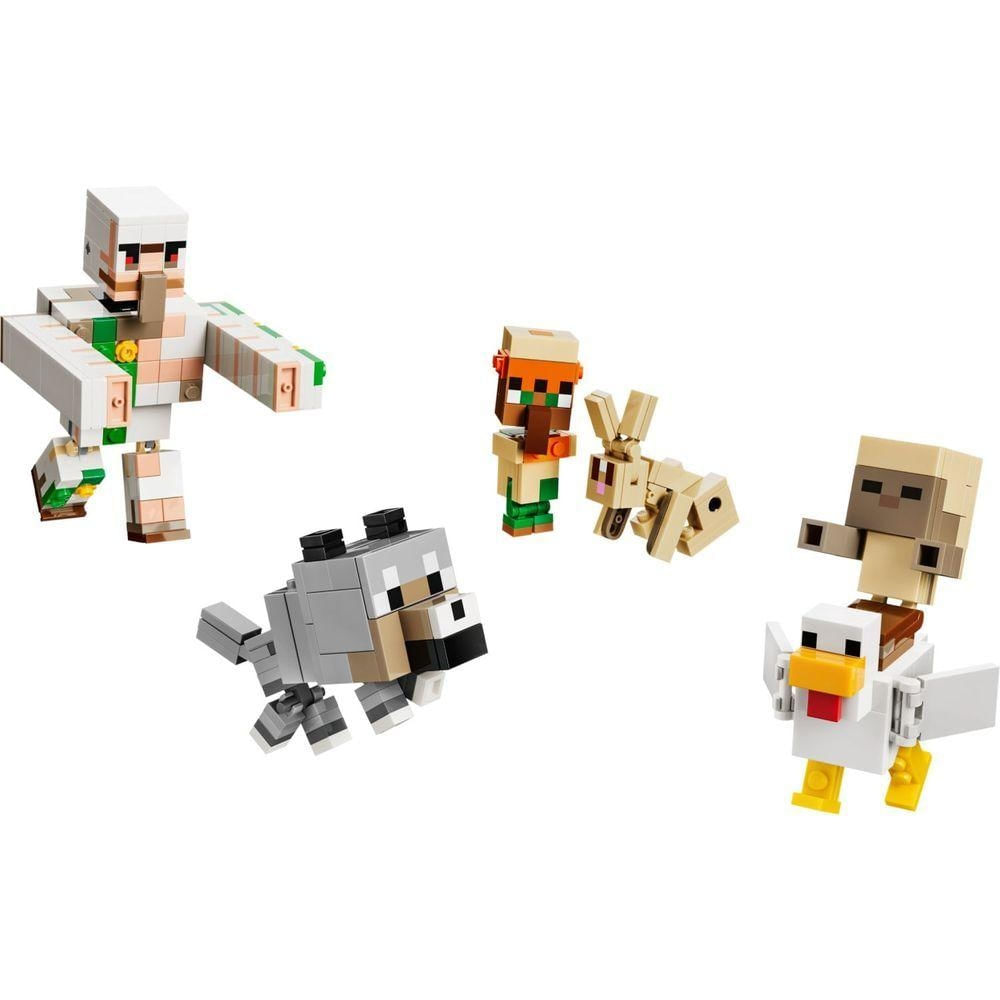 Brinquedo de Construção 21592 com 6 Personagens Articulados Recriação de Ações Branco Lego