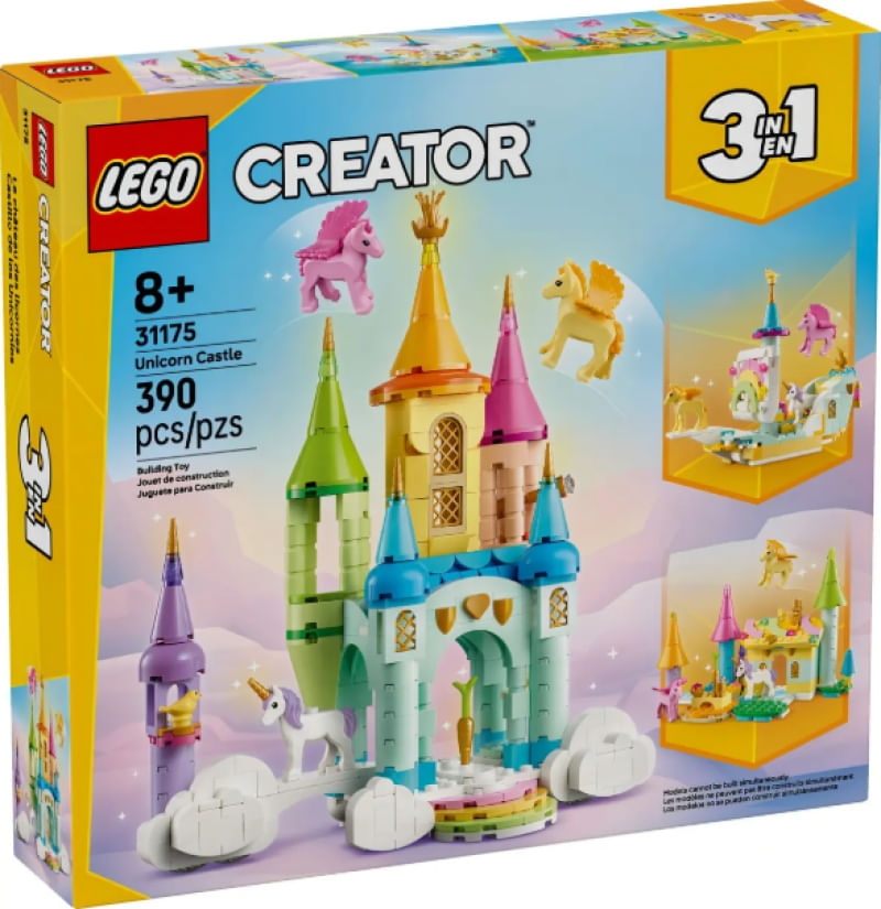 Creator 3 Em 1 Castelo Do Unicórnio Lego 31175
