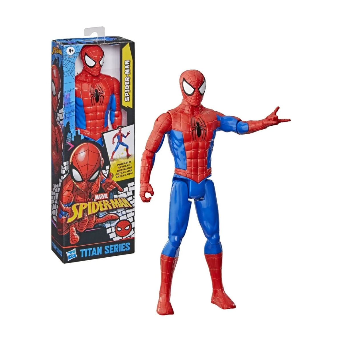 Figura Titan Hero Homem Aranha Clássico - Hasbro G2715