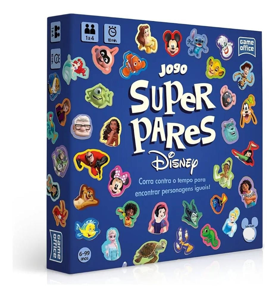 Jogo De Mesa Super Pares Disney Toyster Game Office - 3146