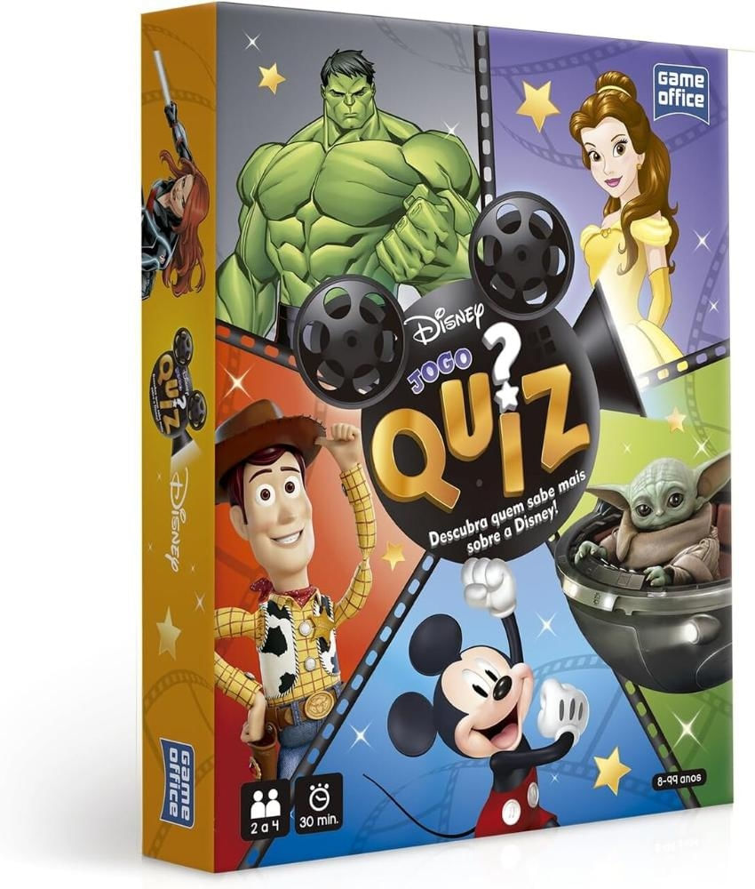 Jogo De Mesa Quiz Da Disney Toyster Game Office - 3319