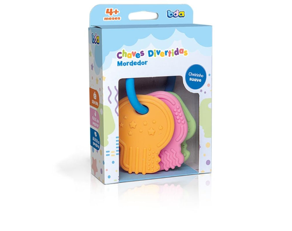 Mordedor Para Bebe Chaves Divertidas Toyster Bda - 3111