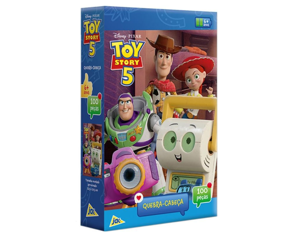 Quebra Cabeça Toy Story 5 100 Peças Toyster Jak - 3427