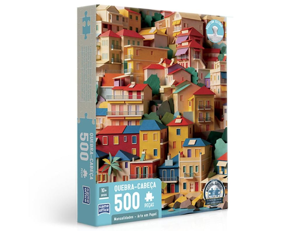 Quebra Cabeça Manualidades 500 Pças Toyster Game Office 3411