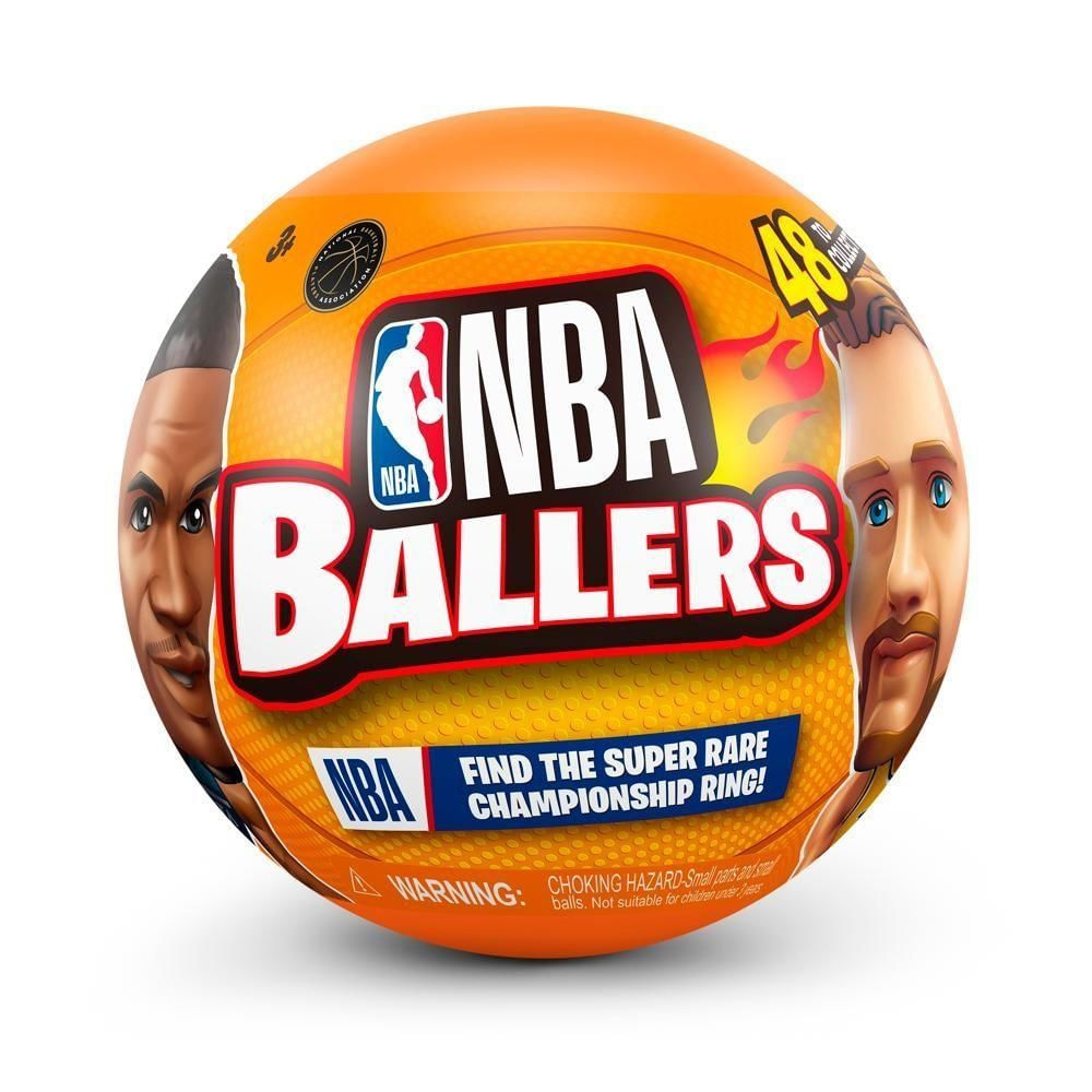 Brinquedo 5 Surprise NBA Ballers Série 2 com 48 Jogadores e Acessórios Surpresa Plástico Candide 9CM