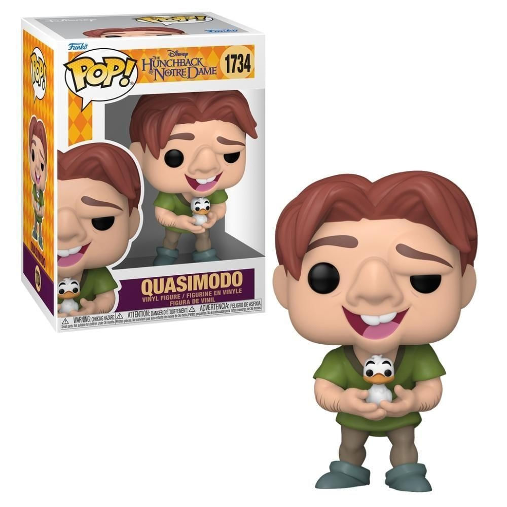 Brinquedo Colecionável Quasimodo Funko Pop! com Cabeça Oscilante 12CM Candide