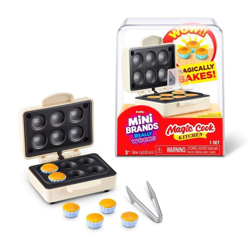 Brinquedo Magic Cook Kitchen - Série 1 com Mini Eletrodomésticos Funcionais com Luz UV Candide 11CM