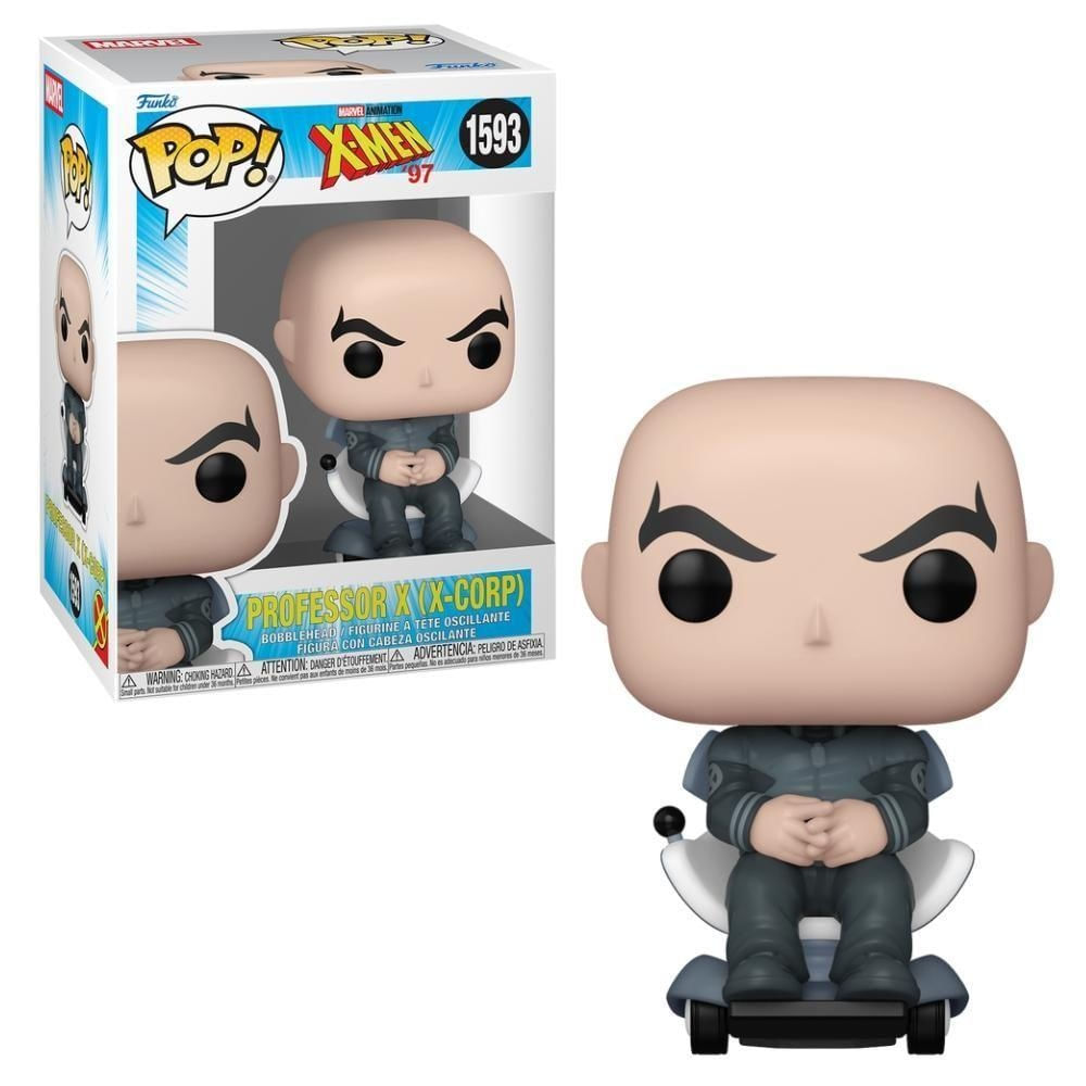 Brinquedo Colecionável Funko Pop! Professor X Marvel X-men ? com Cabeça Oscilante 12CM