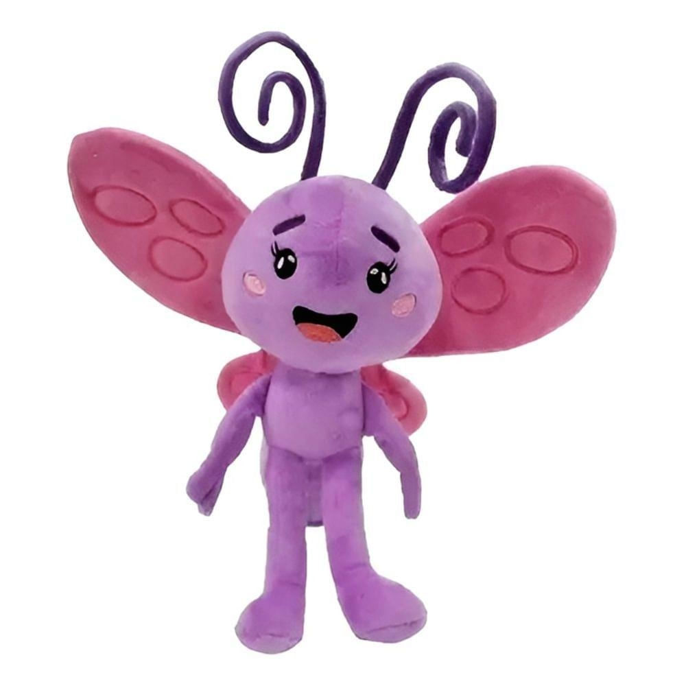 Pelúcia Borboletinha Galinha Pintadinha com Asas Coloridas e Detalhes Bordados Yes Toys 30CM