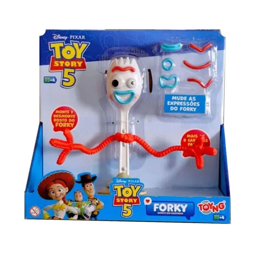 Boneco Garfinho Customizável com 8 Acessórios Branco Toyng 8CM 16CM
