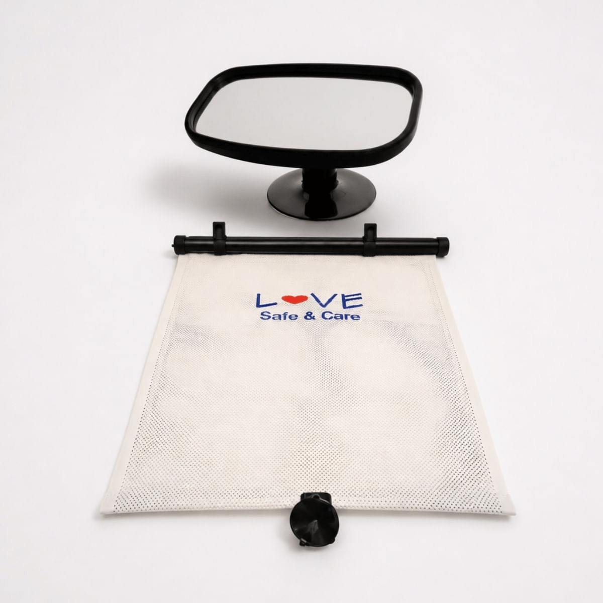 Kit Segurança Carro Bebê Espelho E Quebra Sol Love