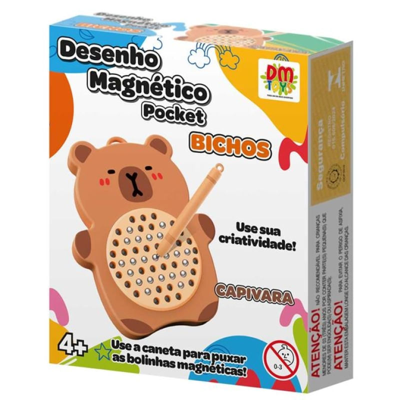 DESENHO MAGNETICO POCKET BICHOS SORTIDOS - DM BRASIL