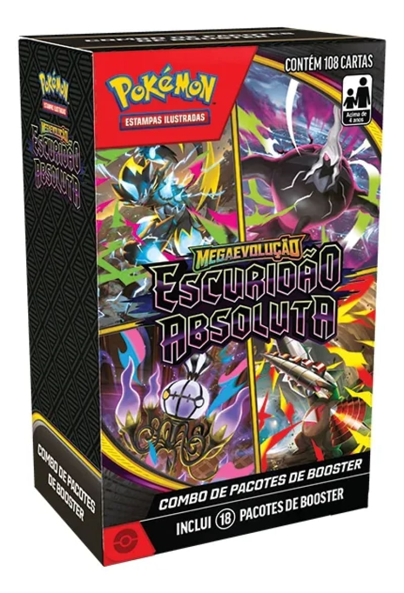 POKEMON TCG COMBO DE BOOSTER ESCURIDAO ABSOLUTA - COPAG