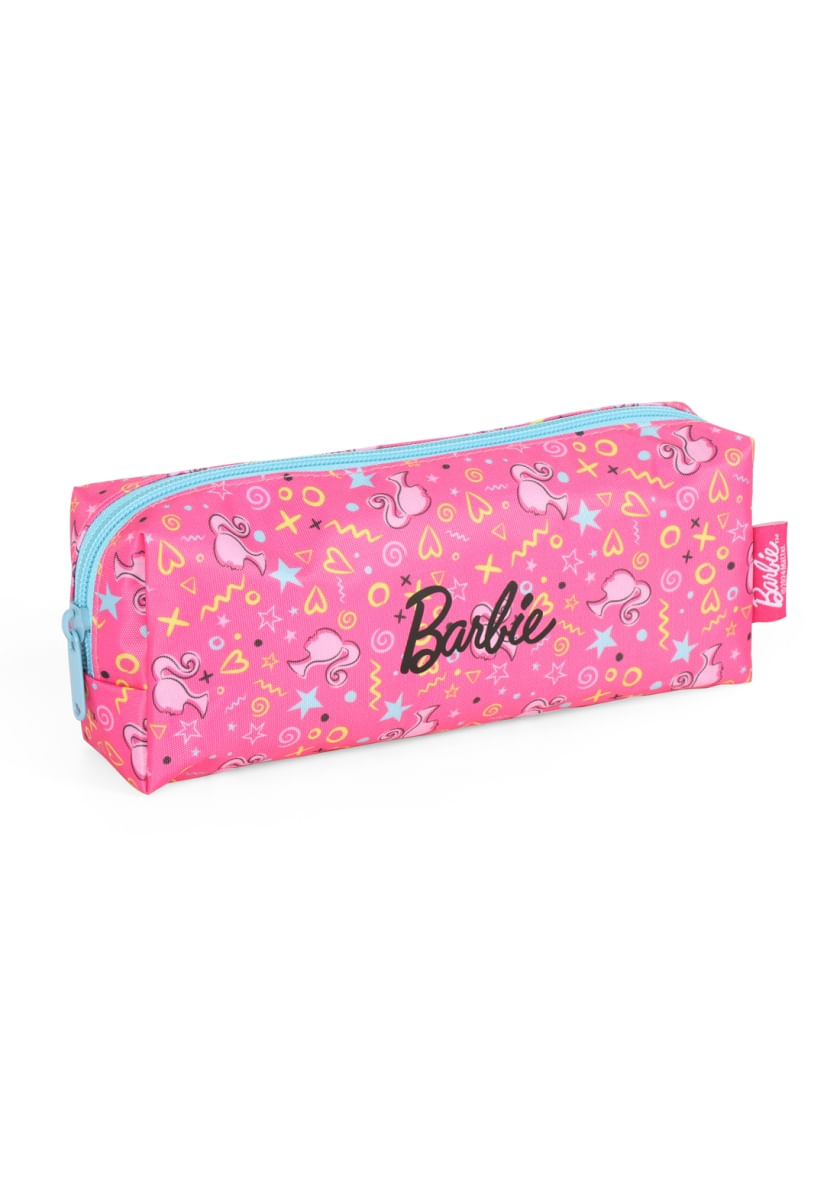 Estojo Escolar Barbie Be Unique Pink - Luxcel
