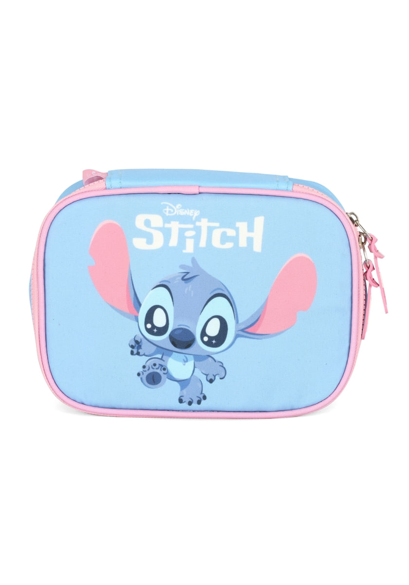Estojo Escolar Box Stitch Baby Disney Azul - Luxcel