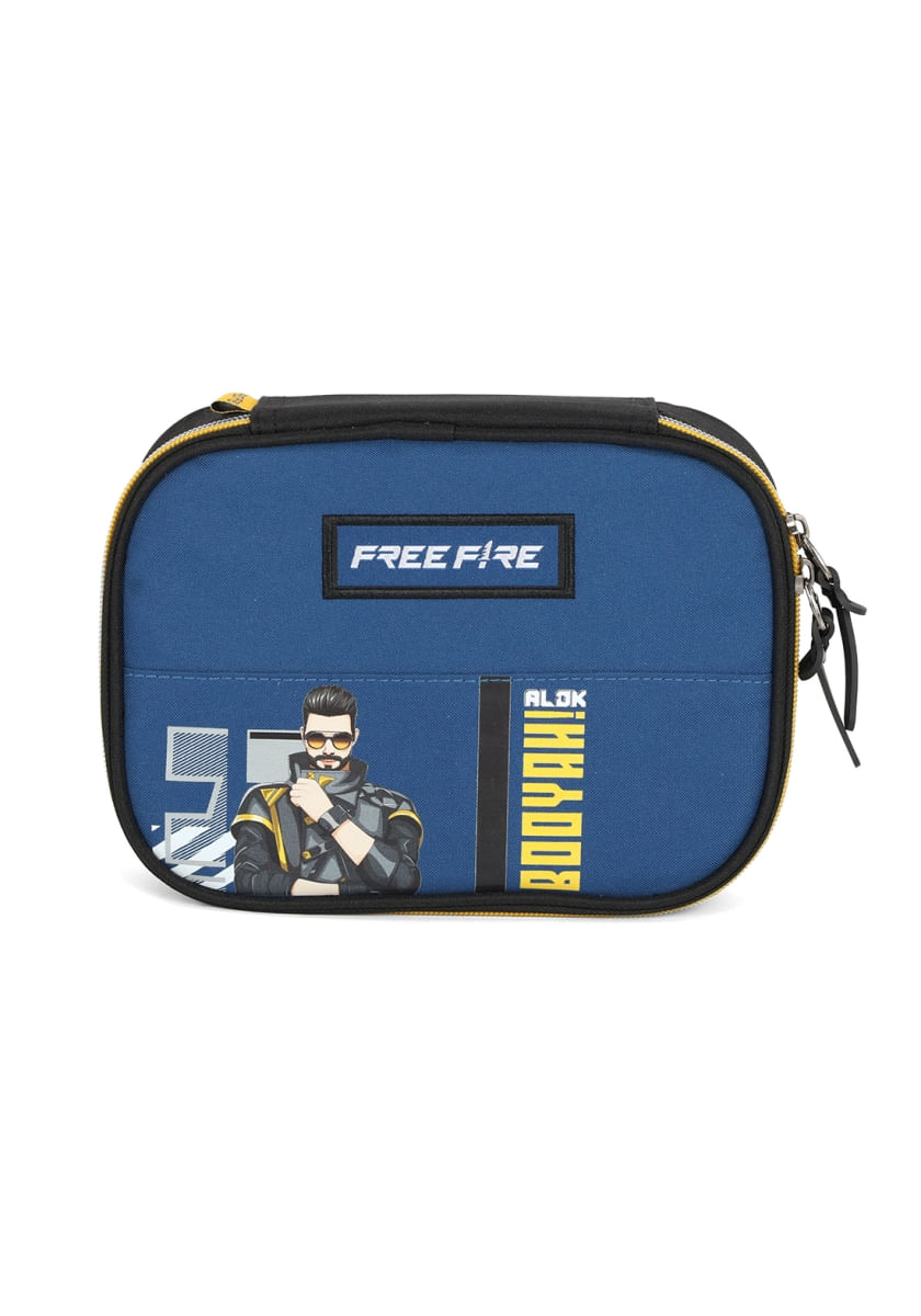 Estojo Escolar Box Free Fire Azul - Luxcel