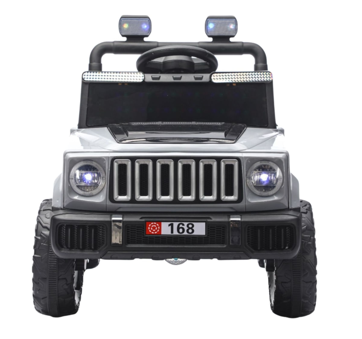 Jipe Elétrico Infantil Force Kids 12V Cinza - Bang Toys