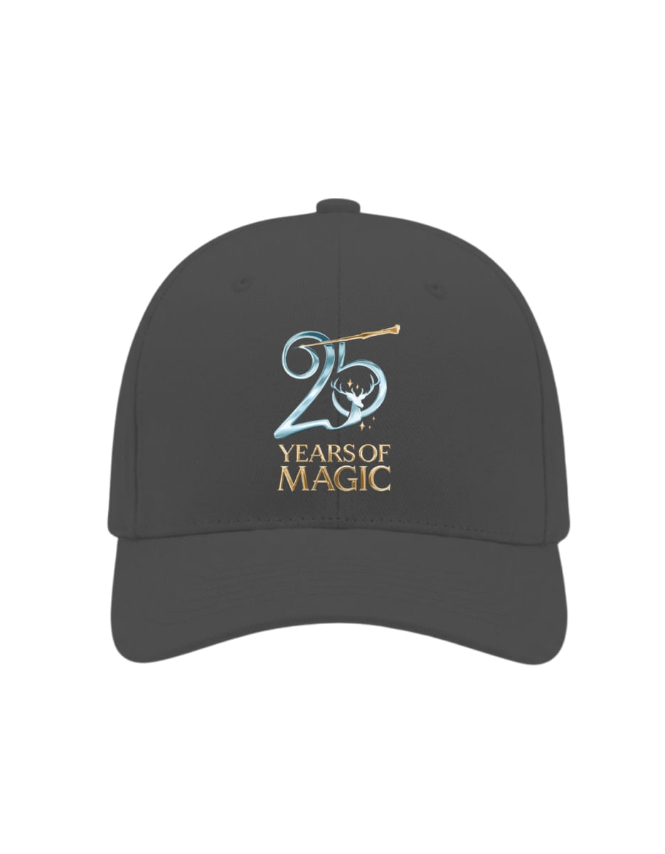 Boné Cinza Harry Potter - 25 anos de Magia