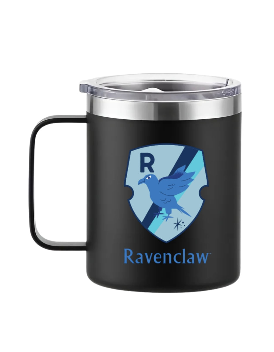 Caneca térmica Preta Harry Potter - Corvinal/Ravenclaw