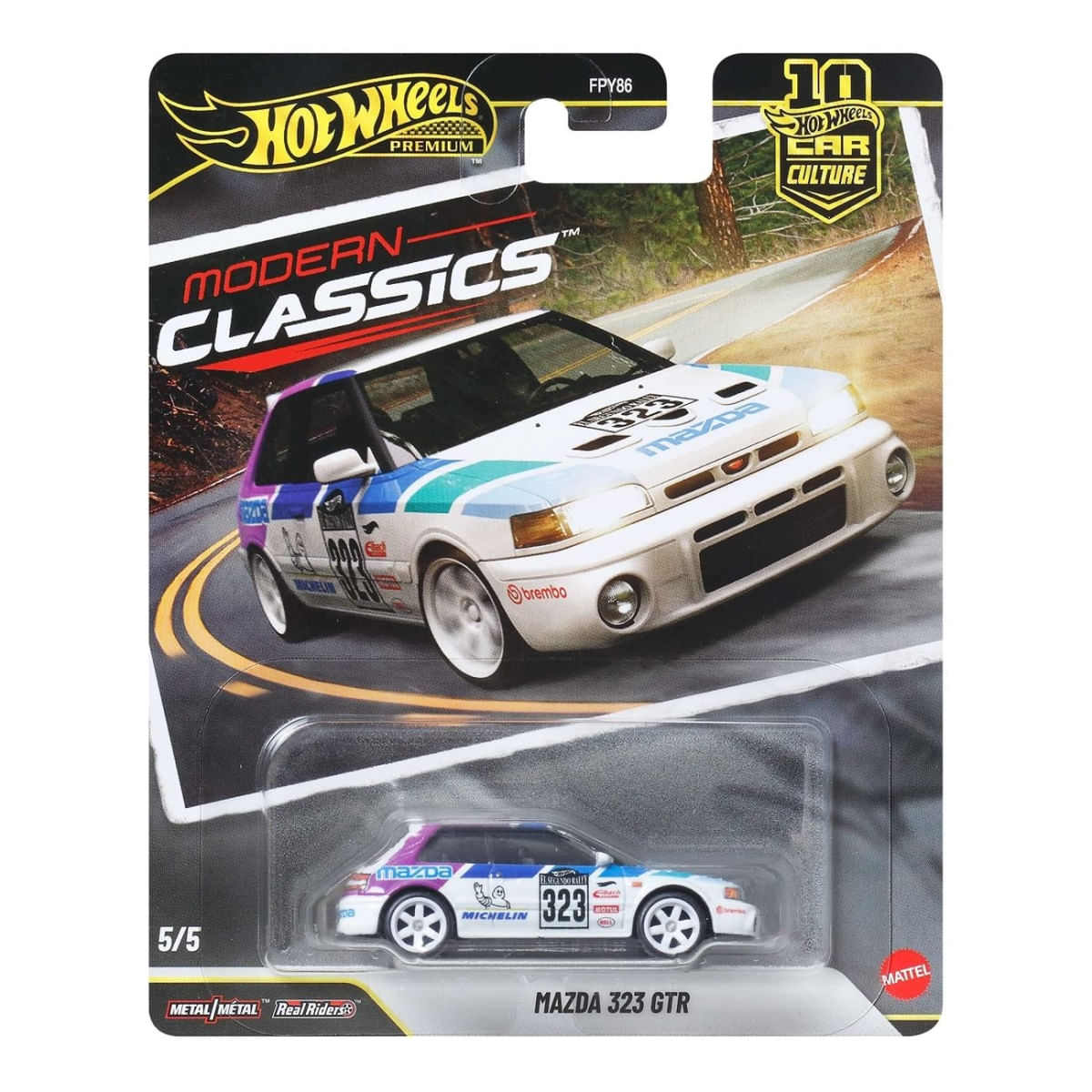 Mazda 323 GTR - Modern Classics - 1/64 - Hot Wheels Premium - Mattel
