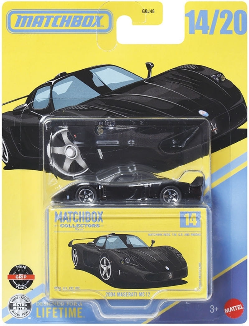 2004 Maserati MC12 #14 - Matchbox Collectors - 1/64 - Mattel
