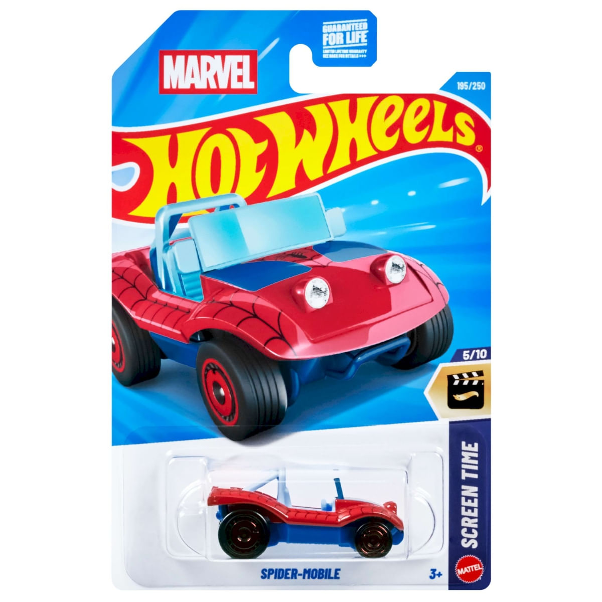 Spider-Mobile - Marvel - Screen Time - 1/64 - Hot Wheels
