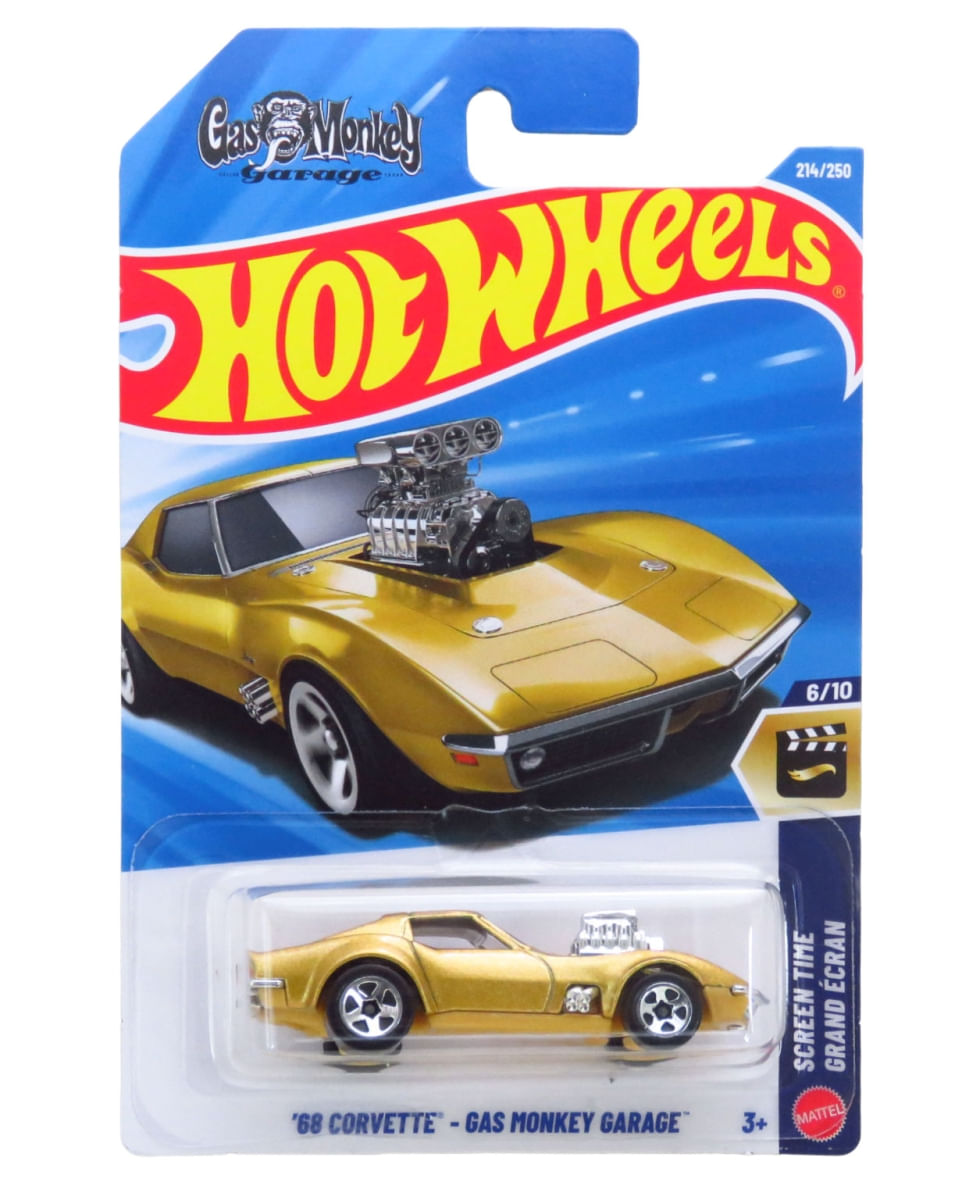 '68 Corvette - Gas Monkey Garage - Screen Time - 1/64 - Hot Wheels