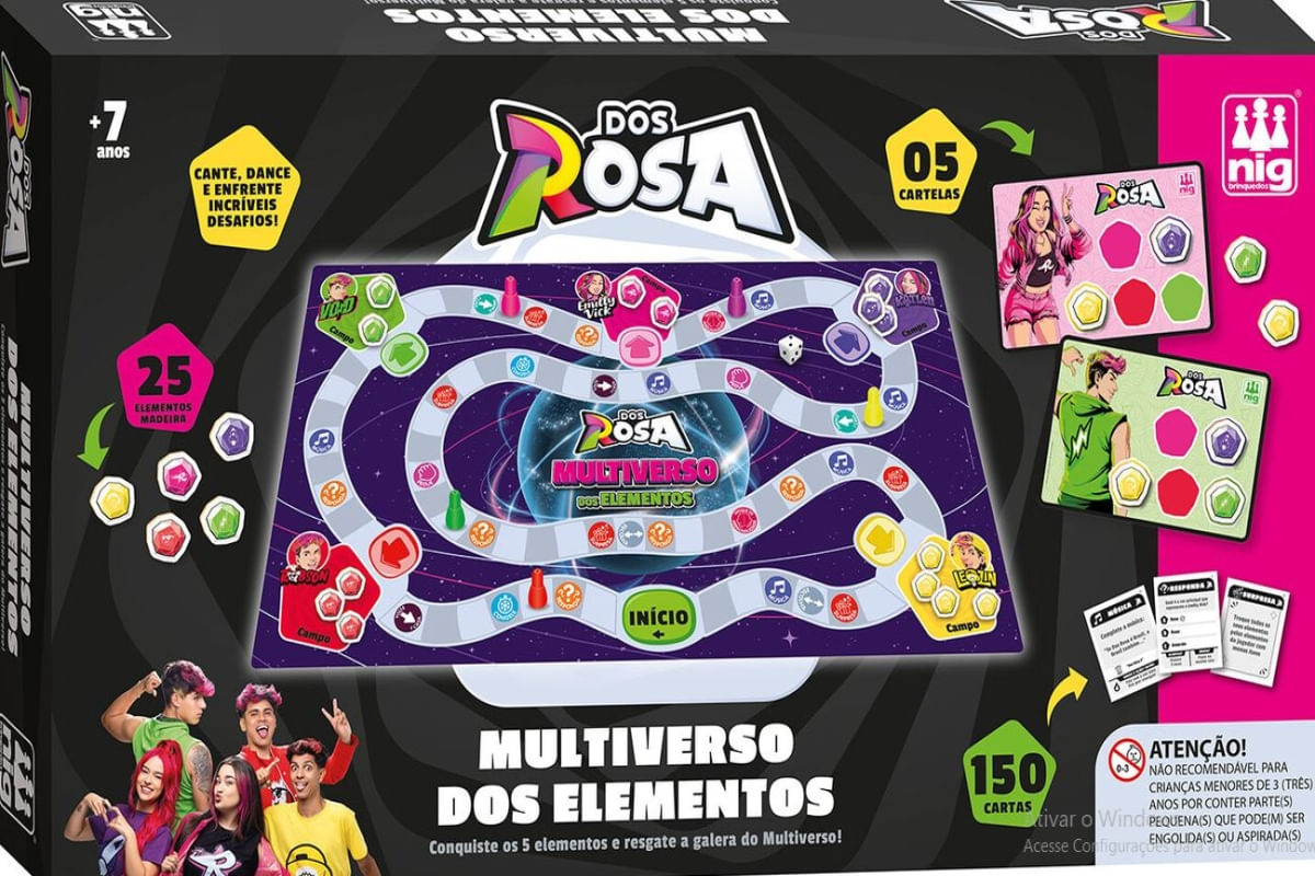JOGO MULTIVERSO DOS ELEMENTOS DOS ROSA - NIG