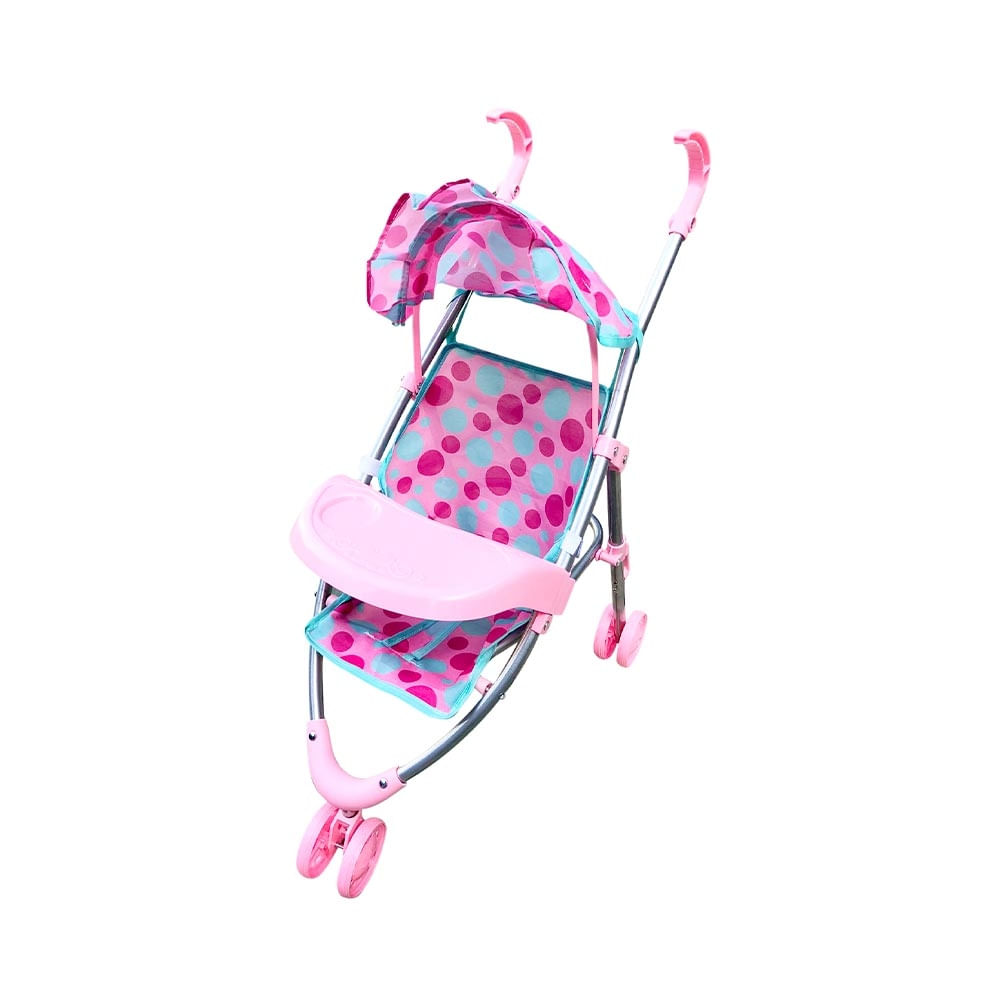 CARRO PARA BONECA PASSEIO DIVETIDO 3 RODAS - DM BRASIL