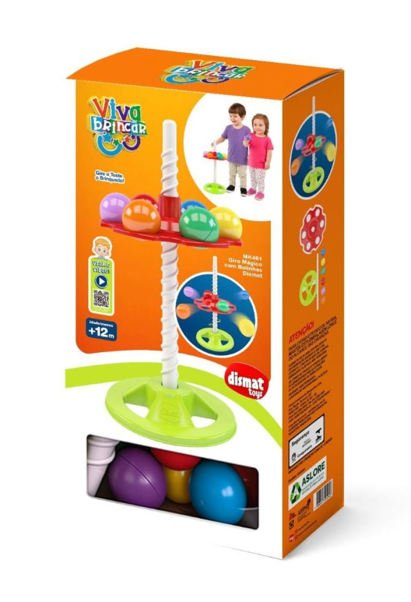 Brinquedo Giro Mágico Com Bolinhas Dismat - MK461