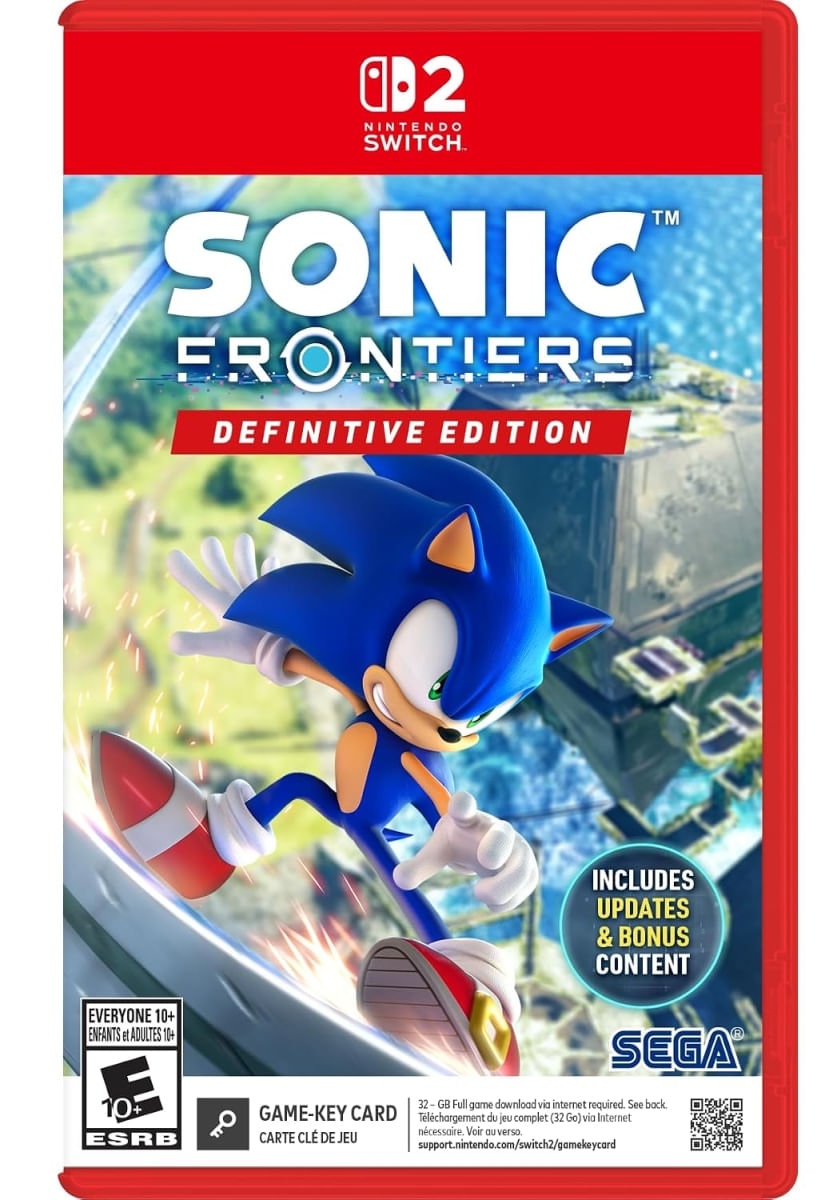 Sonic Frontiers Definitive Edition Switch 2