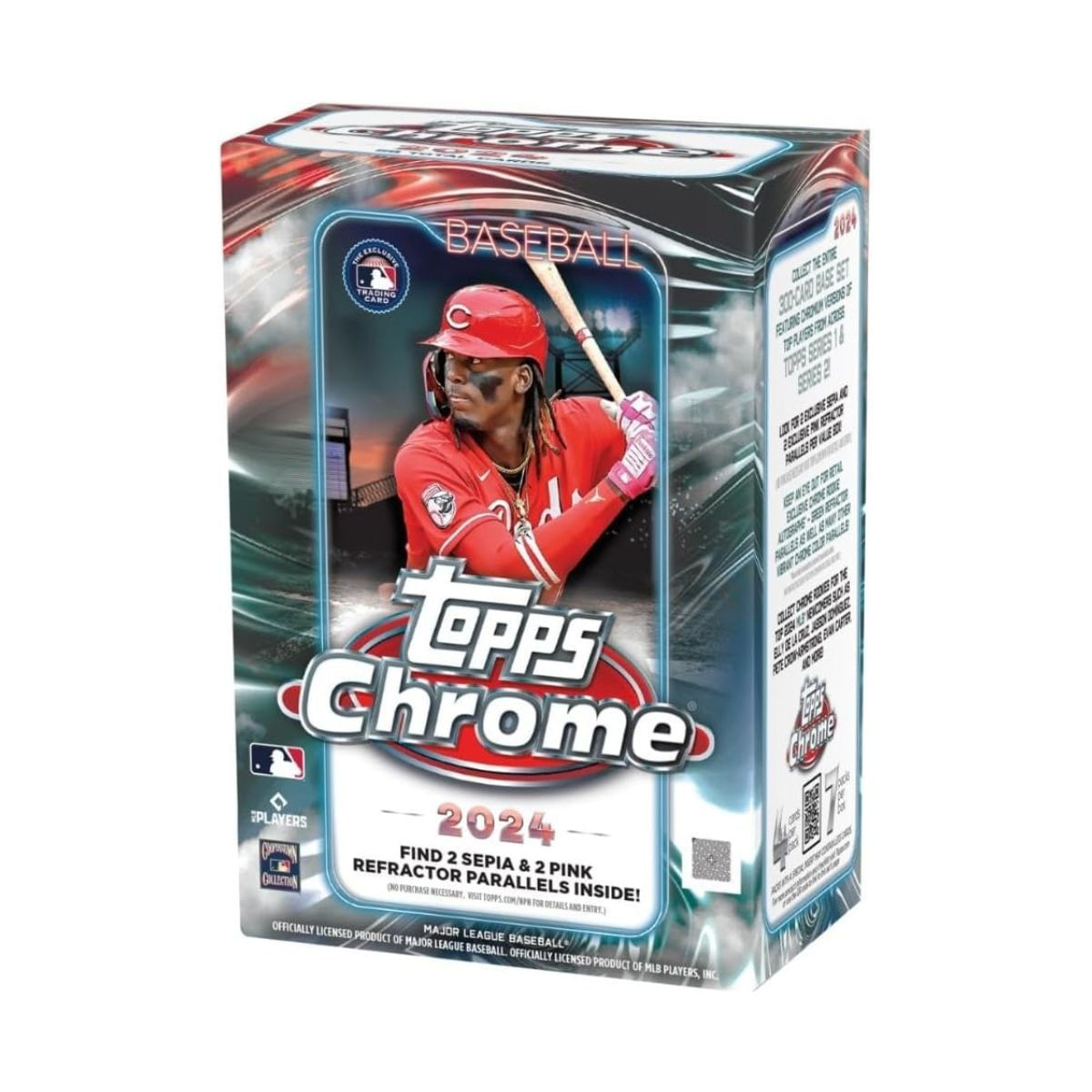 Topps Chrome Cards MLB Baseball 2024 - Value Box - 28 Cards