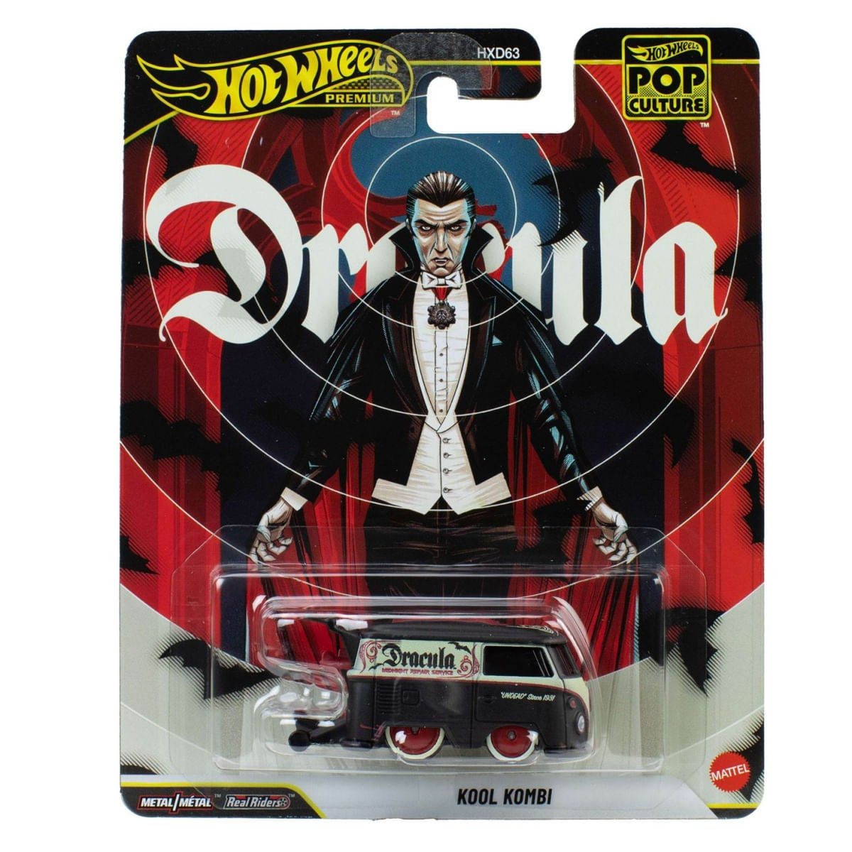 Kool Kombi - Dracula - Cultura Pop - 1/64 - Hot Wheels Premium