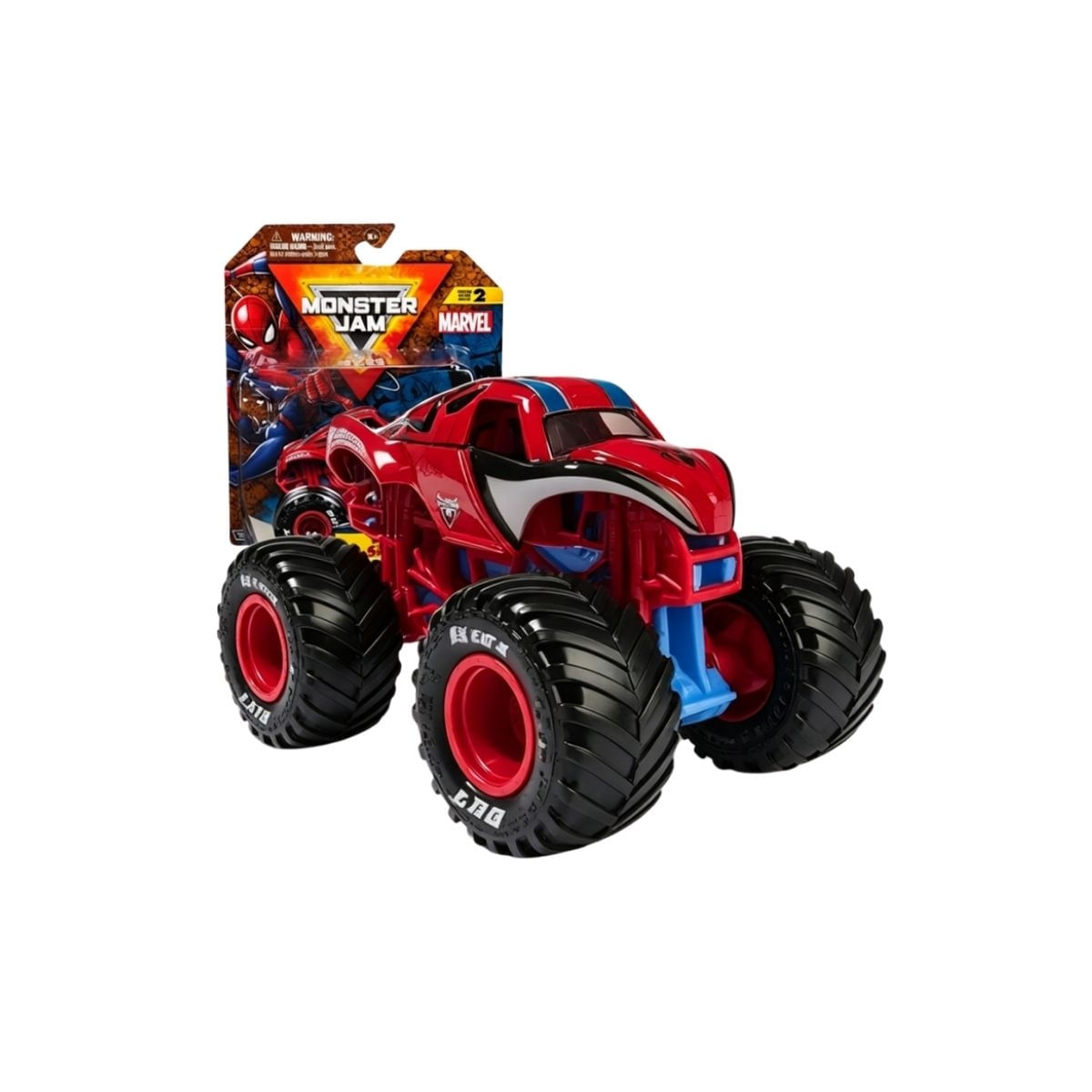 Carrinho Monster Jam Marvel Homem Aranha 1:64