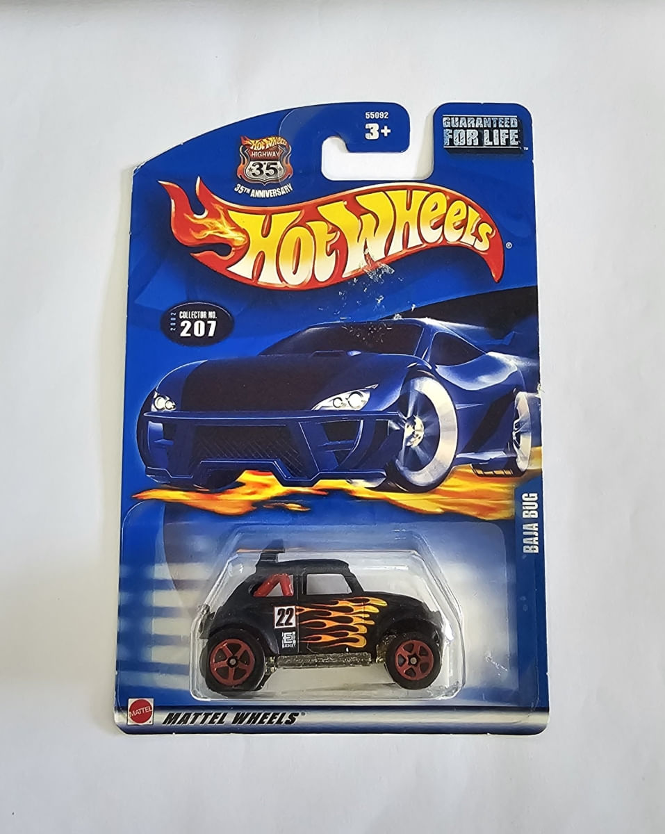 *Embalagem Danificada* Hot Wheels Mattel Wheels - Baja Bug (Fusca)