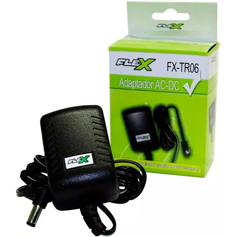 Adaptador fonte AC-DC FX-TR06 para telefone