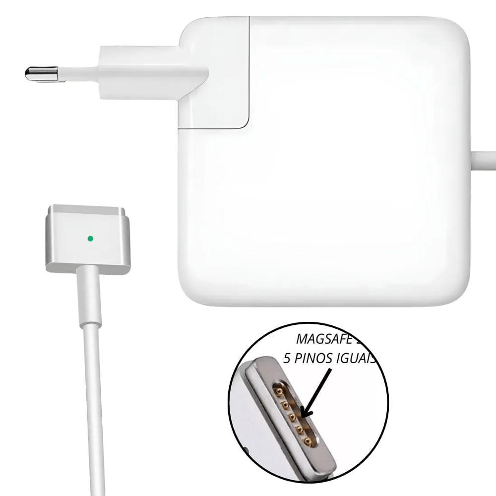 Fonte de Alimentação Magsafe2 (T) 16.5V 3.65A Bivolt APP-60R