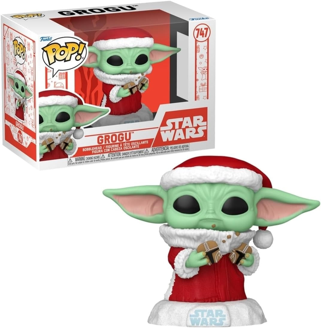 Funko Pop Grogu 747 Natal Star Wars