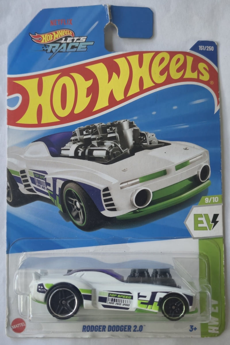 *Embalagem Danificada* Hot Wheels HW EV - Rodger Dodger 2.0