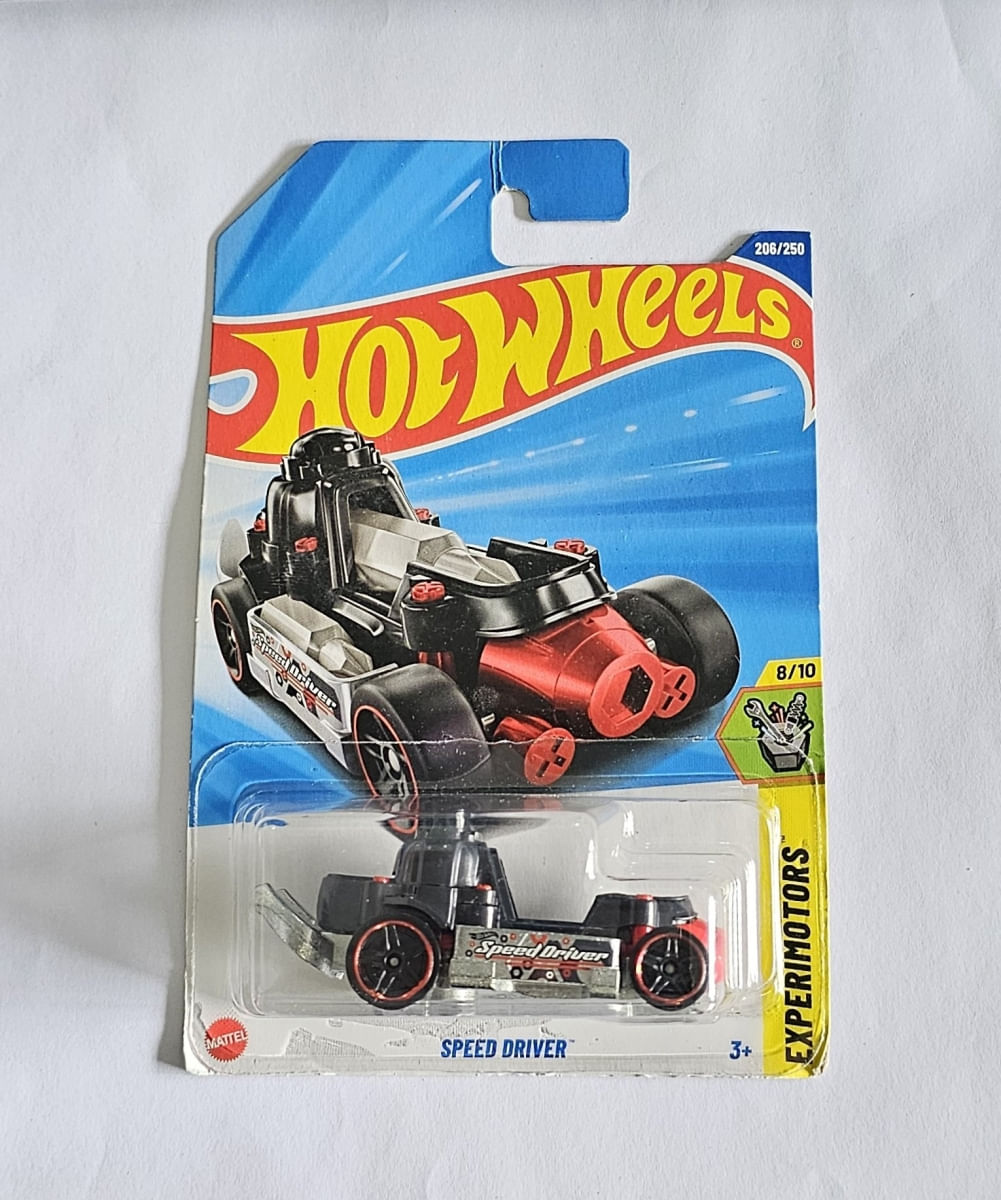 *Embalagem Danificada* Hot Wheels Experimotors - Speed Driver